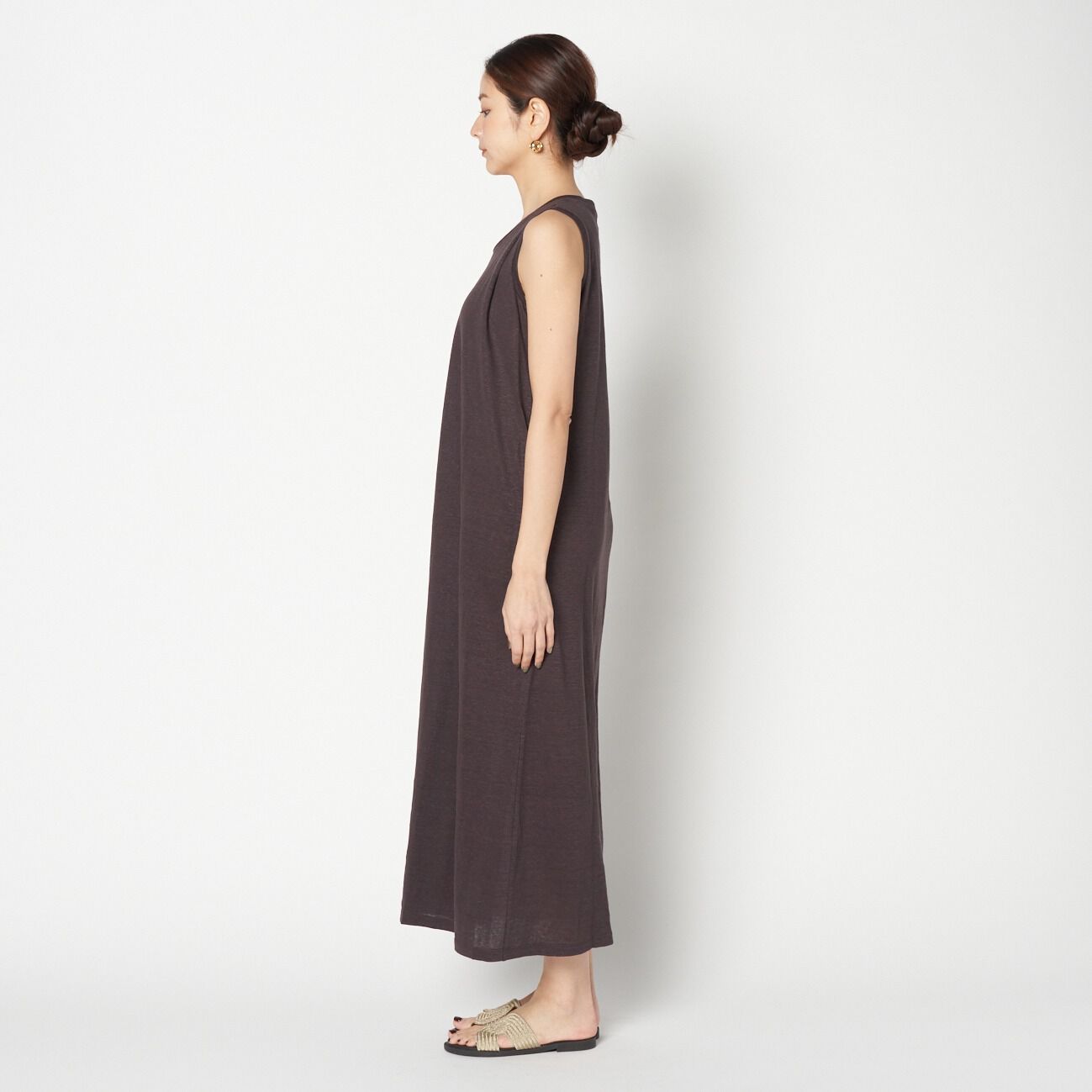 HELIOPOLE「HELIOPOLE NATURAL LINEN DRESS」|ワンピース|