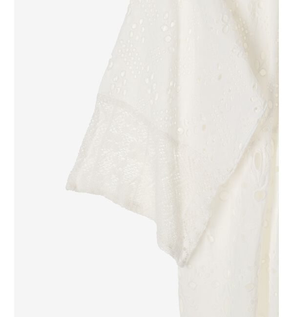 le.coeur blanc「《手洗い可能》Fanaka ミックスレースワンピース」|ワンピース|