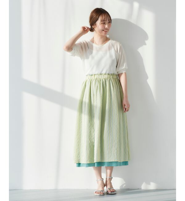  「《WEB限定アイテム》ウォッシャブルクルーネックニット」|ニット・セーター|