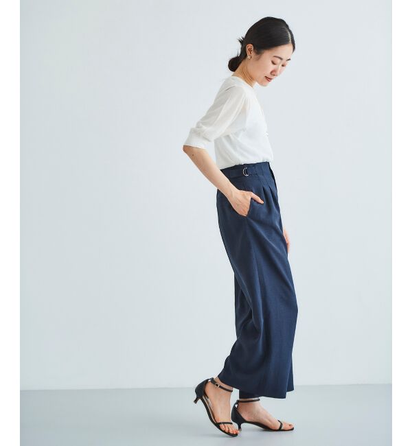  「《WEB限定アイテム》ウォッシャブルクルーネックニット」|ニット・セーター|