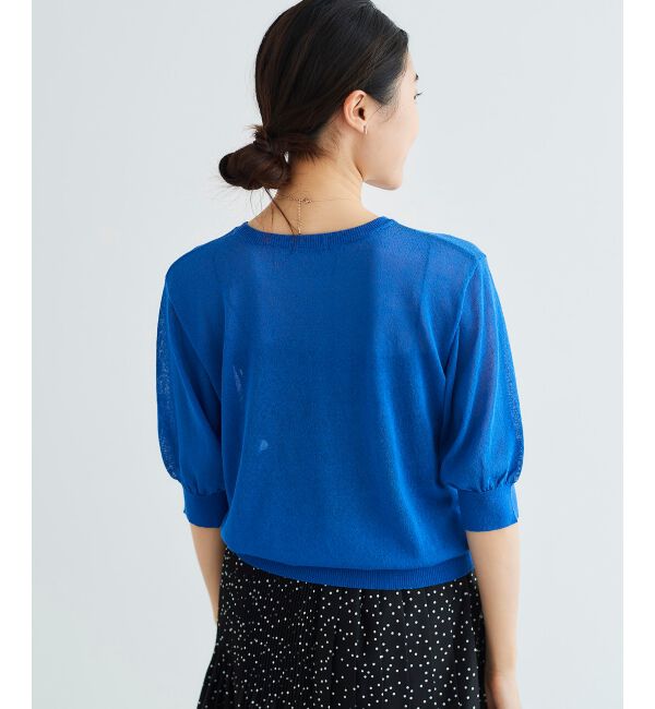  「《WEB限定アイテム》ウォッシャブルクルーネックニット」|ニット・セーター|