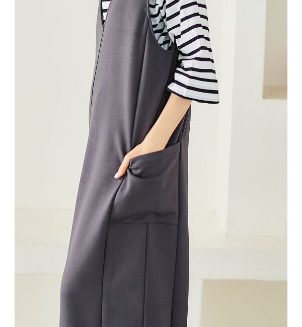 le.coeur blanc「ダンボール2WAYジャンスカ」|ジャンパースカート|