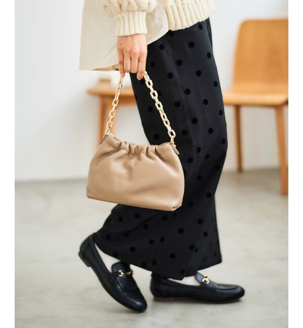 le.coeur blanc「AULENTTIギャザー2WAYショルダー」|ショルダー・メッセンジャー|