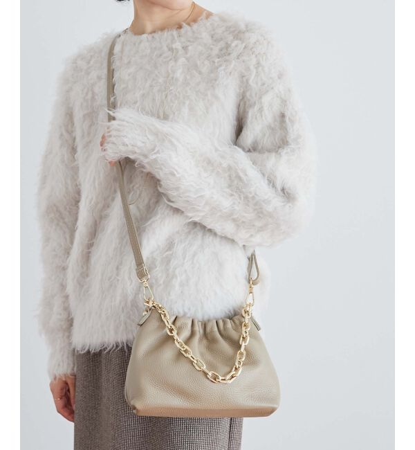 le.coeur blanc「AULENTTIギャザー2WAYショルダー」|ショルダー・メッセンジャー|