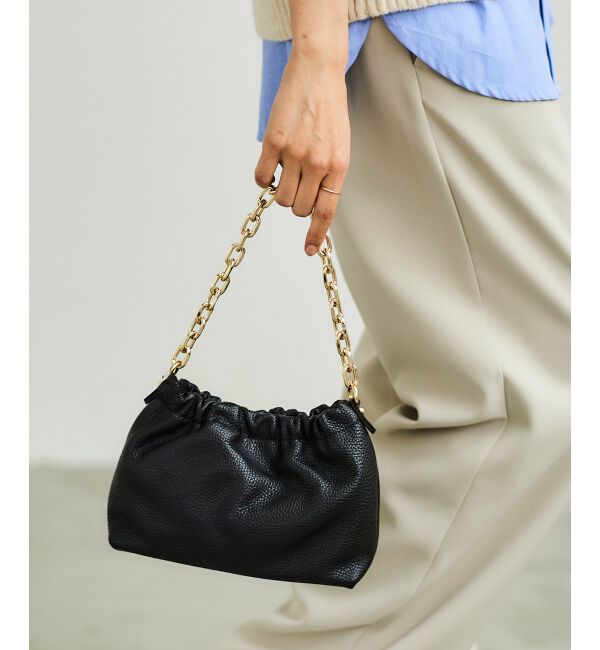 le.coeur blanc「AULENTTIギャザー2WAYショルダー」|ショルダー・メッセンジャー|