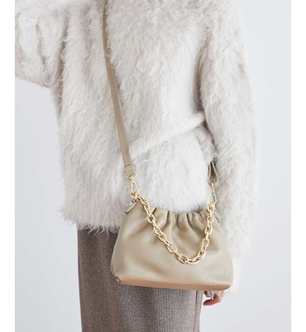 le.coeur blanc「AULENTTIギャザー2WAYショルダー」|ショルダー・メッセンジャー|