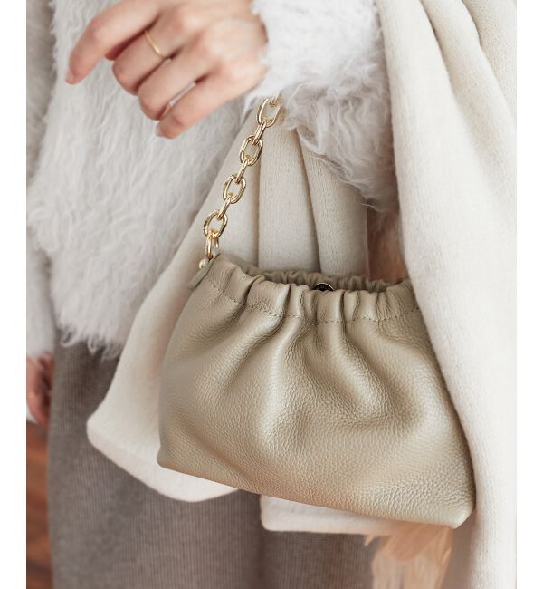 le.coeur blanc「AULENTTIギャザー2WAYショルダー」|ショルダー・メッセンジャー|