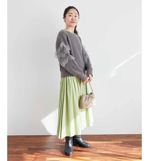 le.coeur blanc「AULENTTIギャザー2WAYショルダー」|ショルダー・メッセンジャー|