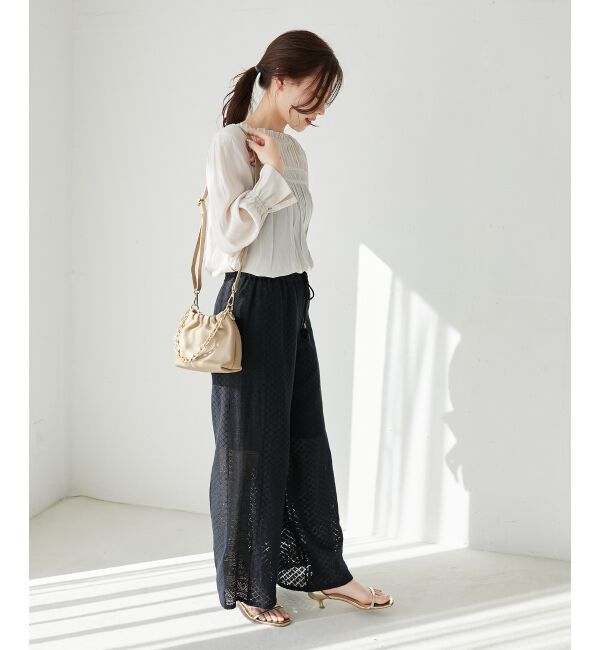 le.coeur blanc「AULENTTIギャザー2WAYショルダー」|ショルダー・メッセンジャー|