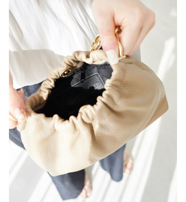 le.coeur blanc「AULENTTIギャザー2WAYショルダー」|ショルダー・メッセンジャー|