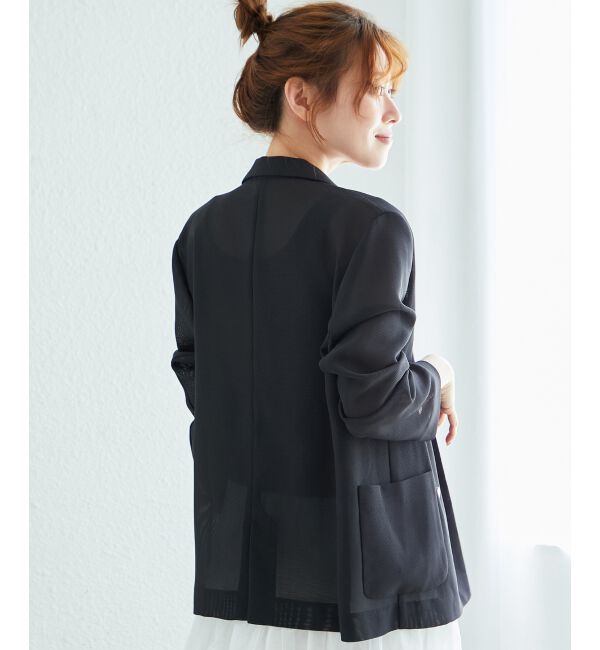 le.coeur blanc「メッシュダブルブレストジャケット」|その他|