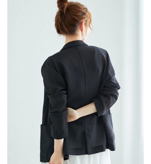 le.coeur blanc「メッシュダブルブレストジャケット」|その他|