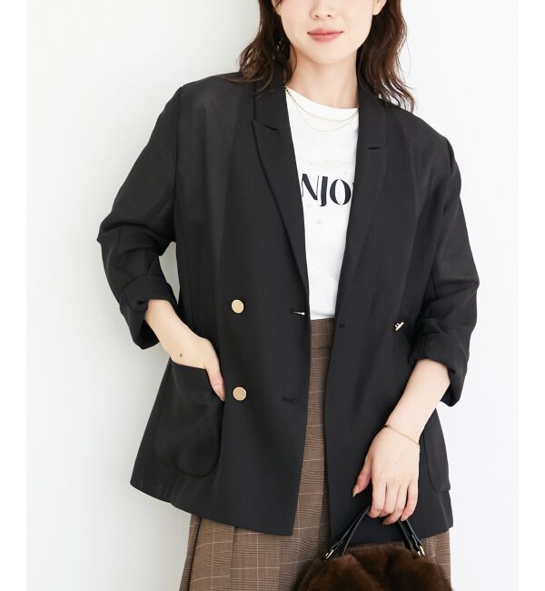 le.coeur blanc「メッシュダブルブレストジャケット」|その他|