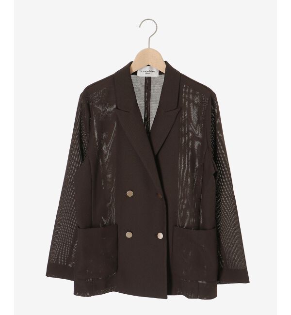 le.coeur blanc「メッシュダブルブレストジャケット」|その他|