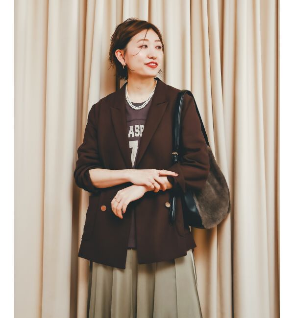 le.coeur blanc「メッシュダブルブレストジャケット」|その他|