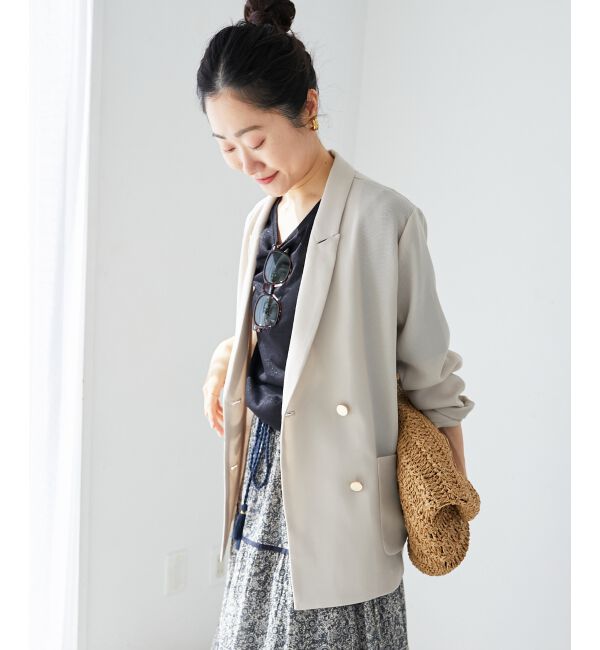 le.coeur blanc「メッシュダブルブレストジャケット」|その他|