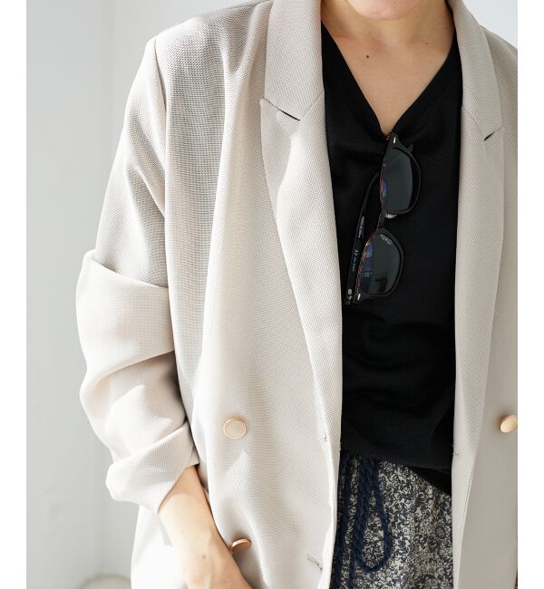 le.coeur blanc「メッシュダブルブレストジャケット」|その他|