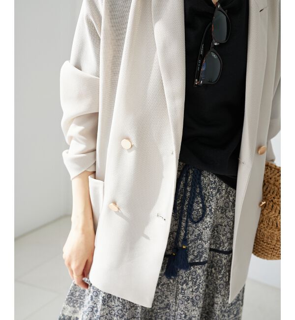 le.coeur blanc「メッシュダブルブレストジャケット」|その他|