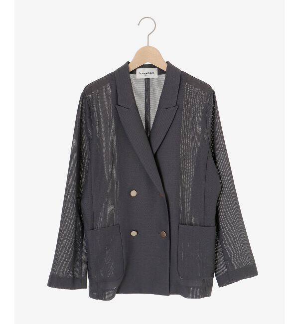 le.coeur blanc「メッシュダブルブレストジャケット」|その他|