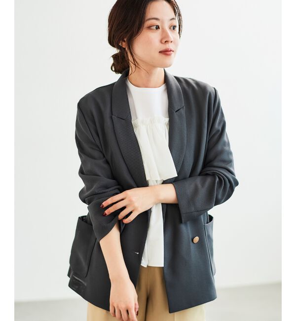 le.coeur blanc「メッシュダブルブレストジャケット」|その他|