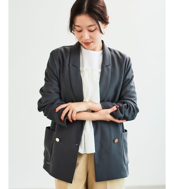 le.coeur blanc「メッシュダブルブレストジャケット」|その他|