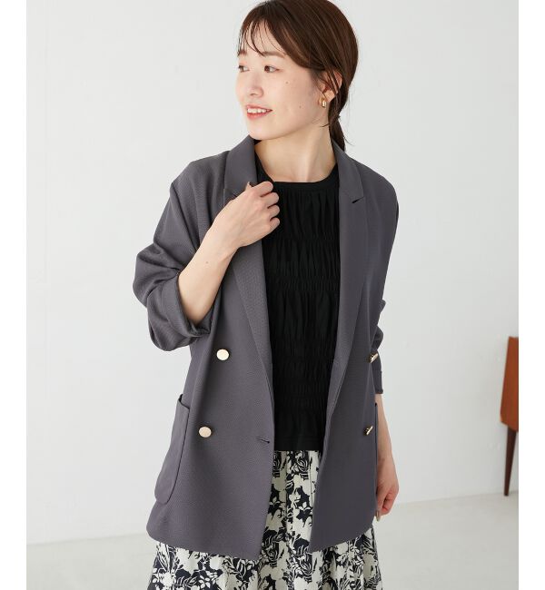 le.coeur blanc「メッシュダブルブレストジャケット」|その他|