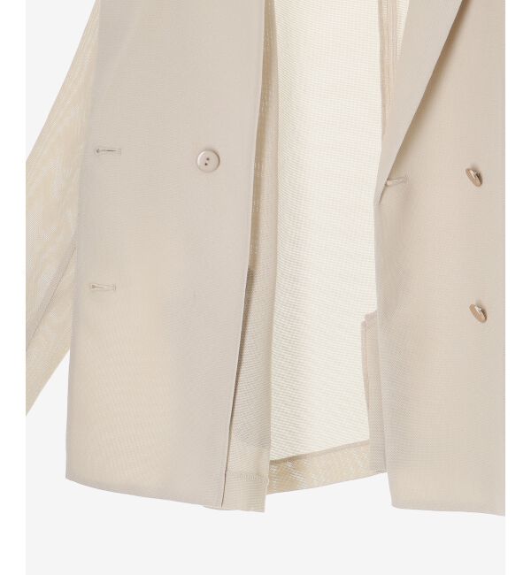 le.coeur blanc「メッシュダブルブレストジャケット」|その他|