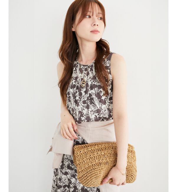  「《手洗い可能》Fanakaフラワーノースリワンピース」|ワンピース|