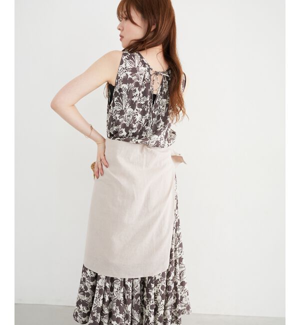  「《手洗い可能》Fanakaフラワーノースリワンピース」|ワンピース|