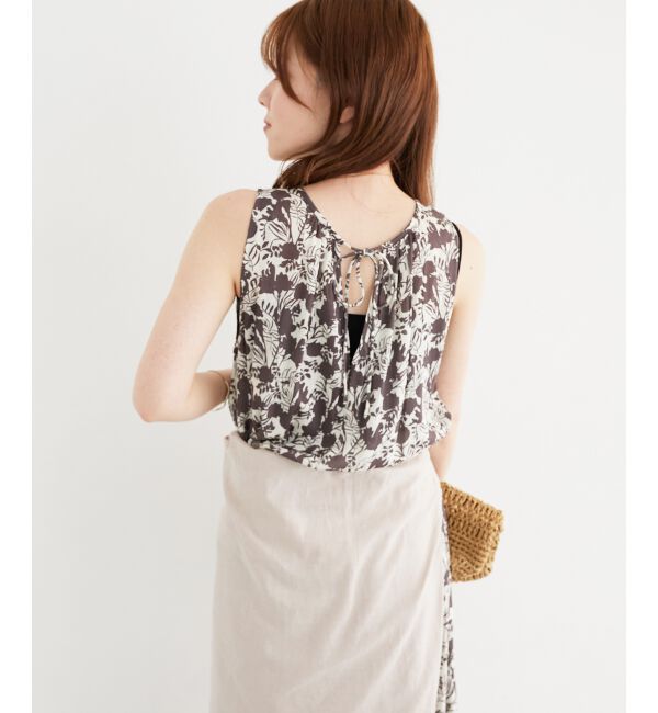  「《手洗い可能》Fanakaフラワーノースリワンピース」|ワンピース|