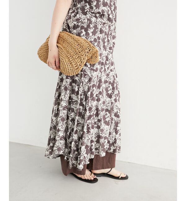  「《手洗い可能》Fanakaフラワーノースリワンピース」|ワンピース|