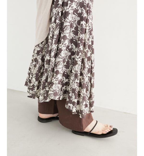  「《手洗い可能》Fanakaフラワーノースリワンピース」|ワンピース|