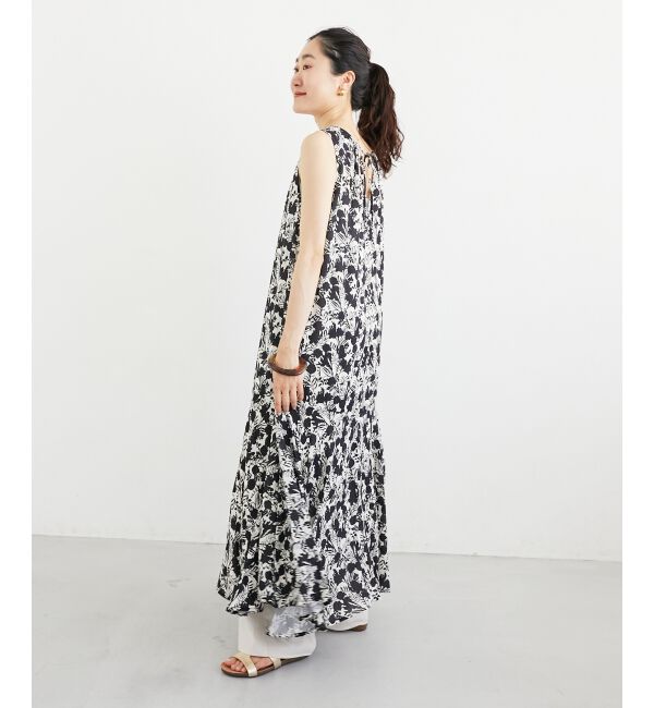  「《手洗い可能》Fanakaフラワーノースリワンピース」|ワンピース|