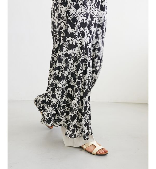  「《手洗い可能》Fanakaフラワーノースリワンピース」|ワンピース|