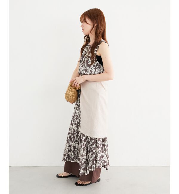  「《手洗い可能》Fanakaフラワーノースリワンピース」|ワンピース|