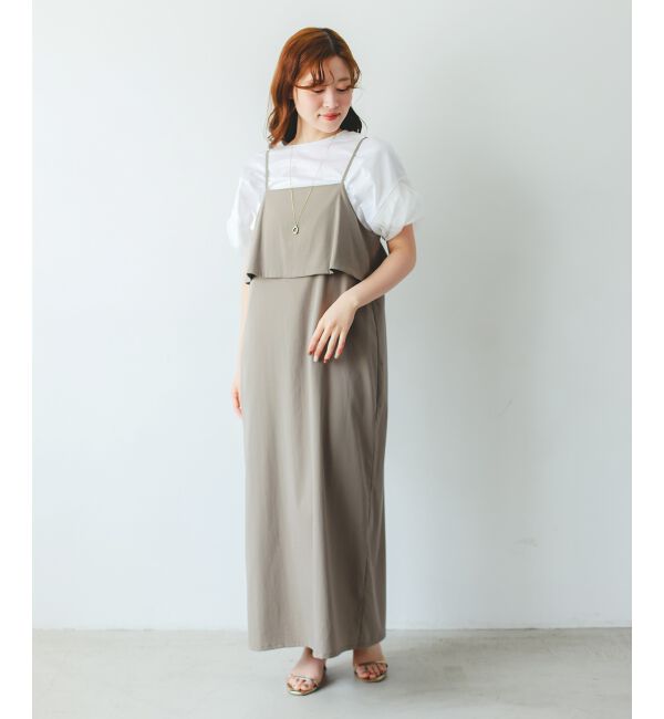  「RNストレッチキャミワンピース」|ワンピース|