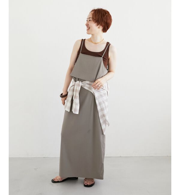  「RNストレッチキャミワンピース」|ワンピース|