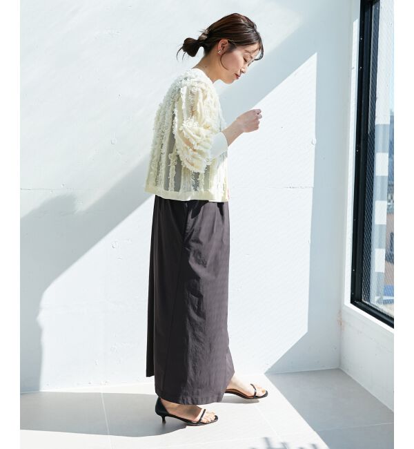  「フリンジニットカーディガン」|カーディガン|