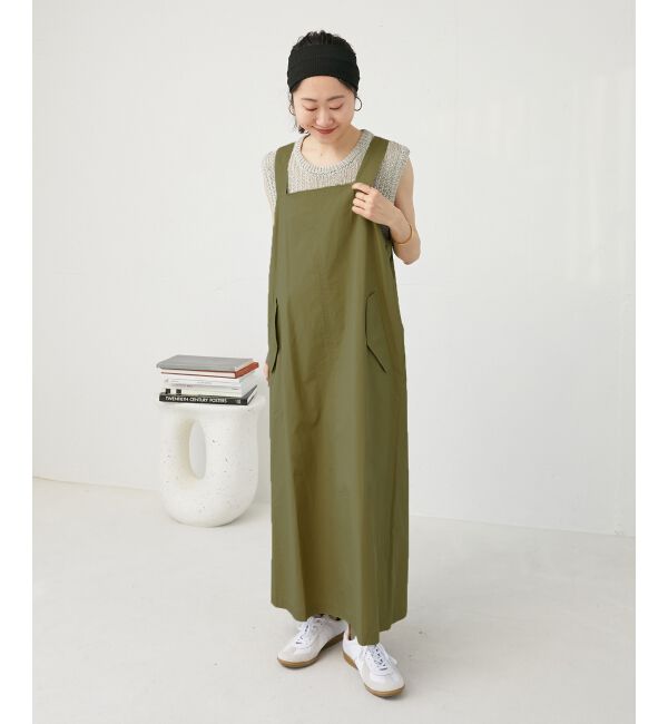  「《WEB限定アイテム》タイプライターサロペット」|その他|カーキグリーン