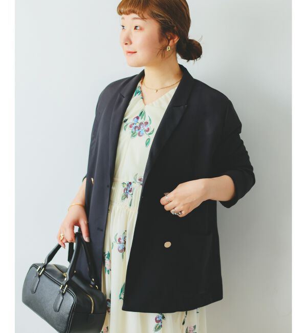  「《WEB/一部店舗限定アイテム》KAZUMIDOIボタニカルギャザーワンピース」|ワンピース|