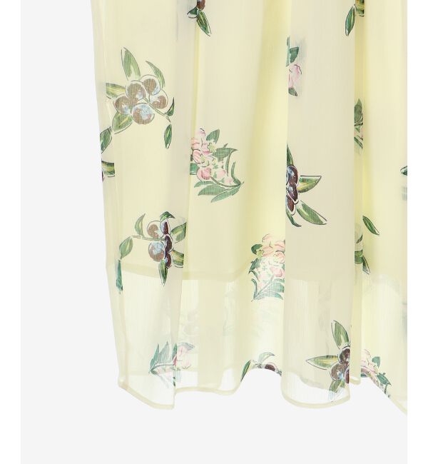  「《WEB/一部店舗限定アイテム》KAZUMIDOIボタニカルギャザーワンピース」|ワンピース|