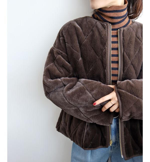  「リバーシブルタフタ&times;ファーキルトジャケット」|その他|