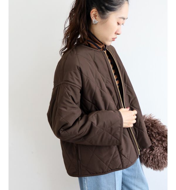  「リバーシブルタフタ&times;ファーキルトジャケット」|その他|