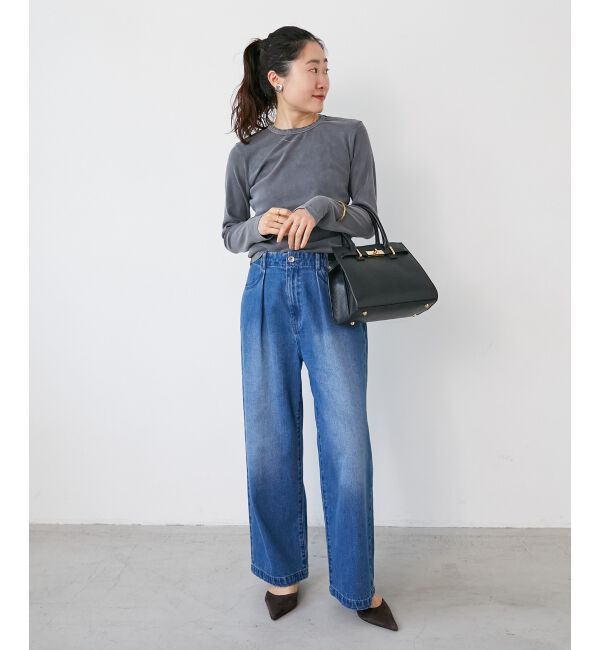  「《WEB限定アイテム》ケミカルウォッシュテレコロンT」|Tシャツ・カットソー|