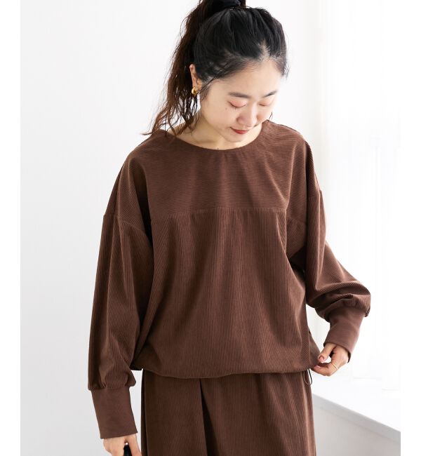  「《手洗い可能》カットコーデュロイ2WAYプル&times;スカートセット」|ワンピース|