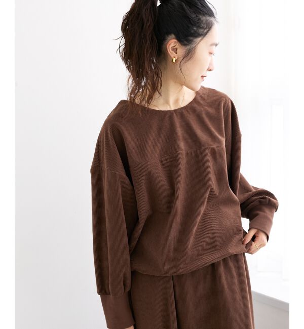  「《手洗い可能》カットコーデュロイ2WAYプル&times;スカートセット」|ワンピース|