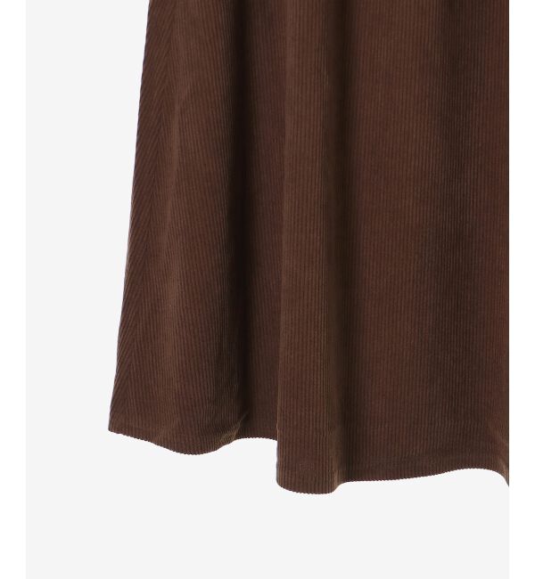  「《手洗い可能》カットコーデュロイ2WAYプル&times;スカートセット」|ワンピース|