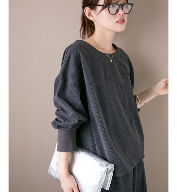  「《手洗い可能》カットコーデュロイ2WAYプル&times;スカートセット」|ワンピース|