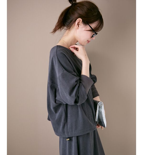  「《手洗い可能》カットコーデュロイ2WAYプル&times;スカートセット」|ワンピース|