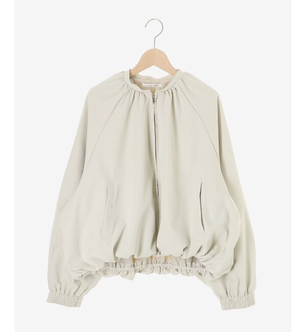  「《WEB限定アイテム》バルーンデザインノーカラーブルゾン」|ブルゾン・スタジャン|